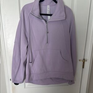Lululemon 1/4 Zip long Scuba